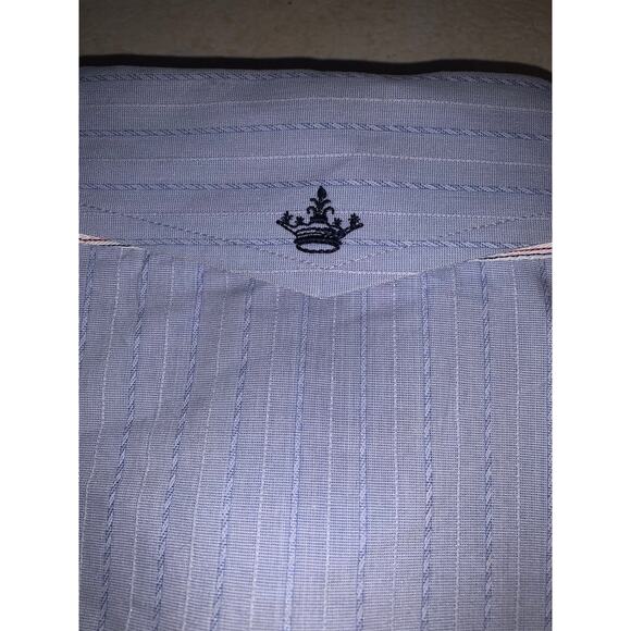 English laundry button down men’s size xl blue pleated embroidery vintage 70 - Picture 10 of 10